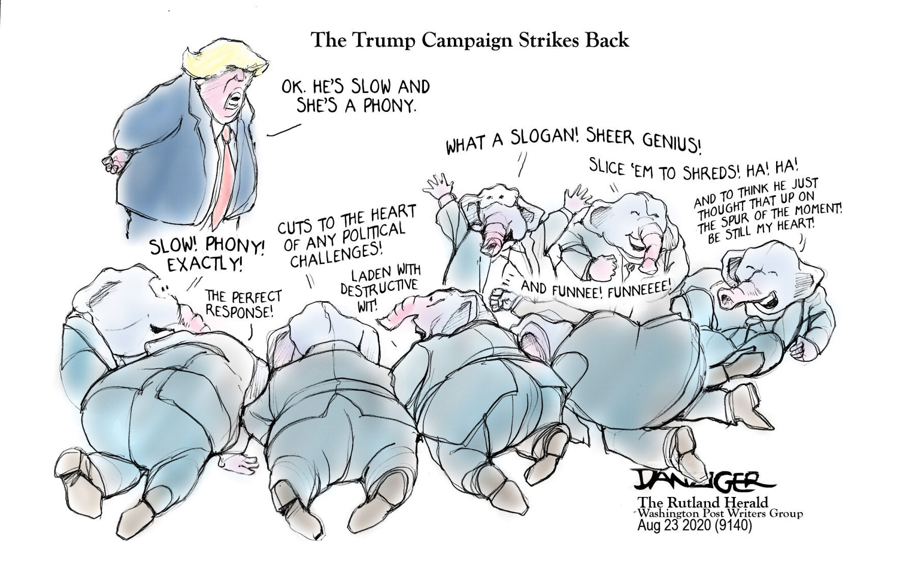 Jeff Danziger editorial cartoon